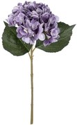 Τεχνητό Λουλούδι Hydrangea 21181 47cm Green-Purple GloboStar Πολυαιθυλένιο,Ύφασμα