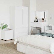 vidaXL Ντουλάπι Μπάνιου Λευκό 40,5 x 40 x 44 εκ Επεξεργασμένο ξύλο