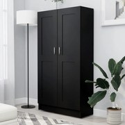 Βιβλιοθήκη Μαύρη 82,5 x 30,5 x 150 εκ. Επεξ. Ξύλο 802724