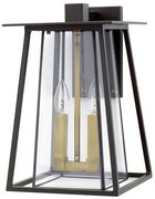 Απλίκα Φωτιστικό Τοίχου 2xE14 60W IP44 Μπρονζέ Walker HK-WALKER2-L Elstead HK-WALKER2-L Μπρονζέ