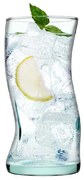 DIS. AMORF LONG DRINK 440CC H: 15 D: 7CM MADE OF RECYCLED GLASS P/840 GB4.OB24 | Συσκευασία 4 τμχ