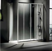 Συρόμενη πόρτα ντουζιέρας Devon Flow Slider II-157 - 161-Chrome