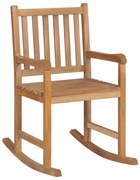Καρέκλα Κουνιστή από Μασίφ Ξύλο Teak 44992