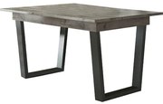 SarrisBros  Τραπέζι Ανοιγόμενο από Μελαμίνη 160(+40)x90x75εκ. cm Sarris Bros Hephaestus Σταχτί BEST-21234430
