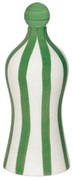 Διακοσμητικό Μπουκάλι Κεραμικό Lido RIG1505 11x26,4cm White-Green Zafferano Ceramic