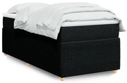 ΚΡΕΒΑΤΙ BOXSPRING ΜΕ ΣΤΡΩΜΑ ΜΑΥΡΟ 90X190 ΕΚ.ΥΦΑΣΜΑΤΙΝΟ 3285534