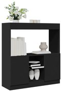 vidaXL Ντουλάπι Μαύρο 92x33x100 εκ. από Επεξεργασμένο Ξύλο