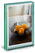 Κορνίζα Vision 167009 10x15cm Clear-Green Philippi Γυαλί