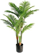 Τεχνητό Δέντρο Φοίνικας NP0266_140 Ύψος 140cm Green New Plan Πλαστικό, Ύφασμα