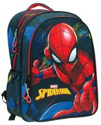 Σχολική Τσάντα Δημοτικού (35x20x46) Gim Spiderman Blue Net