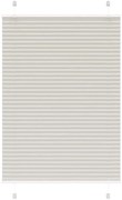 vidaXL Πλισέ περσίδα ανοιχτό γκρι 85x150 cm Πλάτος υφάσματος 84,4 cm