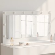 vidaXL καθρέφτης Vanity με LED Φώτα Λευκό 100x55x18 εκ.