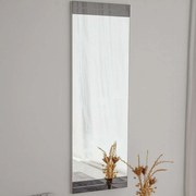 Καθρέπτης Τοίχου 552NOS2323 40x2,2x120cm White Aberto Design Μοριοσανίδα, Μελαμίνη