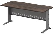COMPACT Γραφείο Απόχρωση Γκρι - Σκούρο Καρυδί  180x80x75cm [-Γκρι-, -Καρυδί-] [-Melamine-, -Μέταλλο-] ΕΟ982,1
