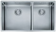 Franke Square BXX 220-42-30 Inox Σατινέ Υποκαθήμενος Νεροχύτης 78 cm