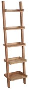 LADDER Βιβλιοθήκη - Ραφιέρα Ξύλο Ακακία Φυσικό  45x35x190cm [-Φυσικό-] [-Ξύλο-] ΕΑ7019