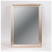 Καθρέφτης Πλαστικός Λευκό Με Ξύλο 40x60cm 751-10045 Estheti-751-10045-Λευκό 751-10045