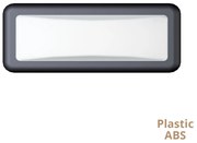 Απλίκα IP54 Led 6w 3000K 500lm Πλαστικό ABS Dark Grey Minos Viokef 4189700