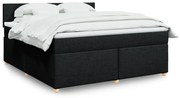 ΚΡΕΒΑΤΙ BOXSPRING ΜΕ ΣΤΡΩΜΑ ΜΑΥΡΟ 180X200 ΕΚ. ΥΦΑΣΜΑΤΙΝΟ 3289054