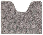 Πατάκι Λεκάνης Pebbles Grey Sealskin 50X60 Ύφασμα