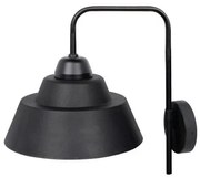 Απλίκα Φωτιστικό Τοίχου IP44 E27 40W Αλουμίνιο Μαύρο GEMA-270 Sunlight-GEMA-270-Μαύρο GEMA-270