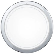 Φωτιστικό Οροφής Planet 1 83155 White-Silver Eglo Metal, Glass
