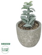 GloboStar® Artificial Garden SUCCULENT SEDEVERIA POTTED PLANT 21027 Διακοσμητικό Φυτό Σεδεβέρια  Φ5 x Υ11cm