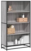 Βιβλιοθήκη Γκρι Sonoma 80,5x35x139 cm Ξύλινη κατασκευή 3300848