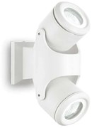 Φωτιστικό Τοίχου-Απλίκα Xeno 129495 9x14/16x24cm 2xGU10 28W IP44 White Ideal Lux