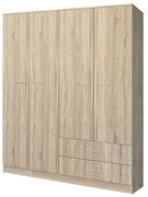 Ντουλάπα ArteLibre SASSA Φυσικό Μοριοσανίδα 120x50x195cm