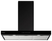 Pyramis Agilo Απορροφητήρας Καμινάδα 90cm Μαύρος