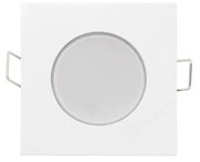 LED SPOT IP65 WHITE SQUARE 5W 3.000K 230V AC 400Lm 120° Ra80 ACA VERA530SW