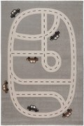 Χαλί Yolo 64182 895 Grey-Beige Βιοκαρπέτ 140X200cm