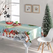 Borea Τραπεζομάντηλο Χριστουγεννιάτικο Xmas Gnome 140 x 220 cm Κόκκινο