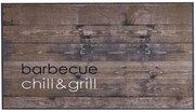 Χαλάκι Κουζίνας Bbq Mat 300 Barbecue Chill &amp; Grill 67X120cm Brown Sdim 67X120cm Polyamide