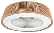 Ανεμιστήρας Οροφής 23001 Με Φως Dim Led Και Τηλεχειριστήριο Φ57x22cm 13W Natural-White Διάμετρος 57cm