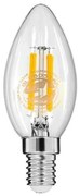 Λαμπτήρας Edison Retro Dimmable Led Filament 99001 4W E14 C35 440lm 2700K Clear GloboStar 4W