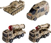 Σετ Στρατιωτικά Οχήματα 4τεμ