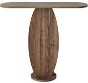 Κονσόλα Ellittica 552NOS2495 100x30x81cm Walnut Μοριοσανίδα, Μελαμίνη