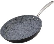 Lamart Τηγάνι Granit Φ28cm Αντικολλητικό Αλουμινίου Με Επίστρωση Γρανίτη Μαύρο LT1251