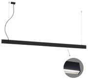 Γραμμικό Φωτιστικό Κρεμαστό Viokef Ciba 3916-00338-4-B-M-N L3380 4000K Μαύρο Ματ