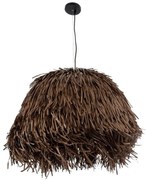 Φωτιστικό Οροφής Κρεμαστό Guadeloupe 02294 Boho 1xE27 IP20 70x45cm Dark Brown GloboStar