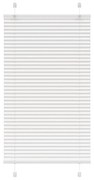 Πλισέ περσίδα Λευκό 80x150 cm Πλάτος υφάσματος 79,4 cm 4015496
