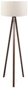 Φωτιστικό δαπέδου PWL-1059 pakoworld Ε27 καρυδί-μπεζ Φ38x140εκ