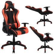 ΚΑΡΕΚΛΑ ΓΡΑΦΕΙΟΥ GAMING HM1062.01 SPEED ΜΑΥΡΟ ΚΟΚΚΙΝΟ PU 68,5 x 71,5 x 133,5 εκ.