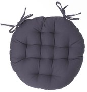 Μαξιλάρι Καρέκλας (Φ38) A-S Round Chairpad Dark Grey 131649L