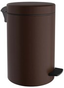 Κάδος Απορριμμάτων Μπάνιου (Φ25x40) Pam &amp; Co 12lt 90 Matt Wenge