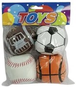 Σετ Μαλακά Μπαλάκια Παιχνιδιού No.2.5 4τεμ