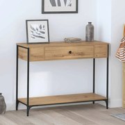 vidaXL Τραπέζι κονσόλας Other artisan δρυς 100 x 34.5 x 75 εκ.