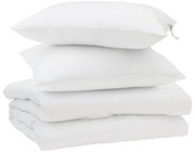 Καλοκαιρινό Παπλωματοθήκη με μαξιλάρι 3 pcs Λευκό Μικροΐνες